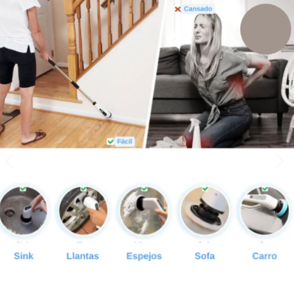 Cepillo Limpiador Inalámbrico 7 en 1