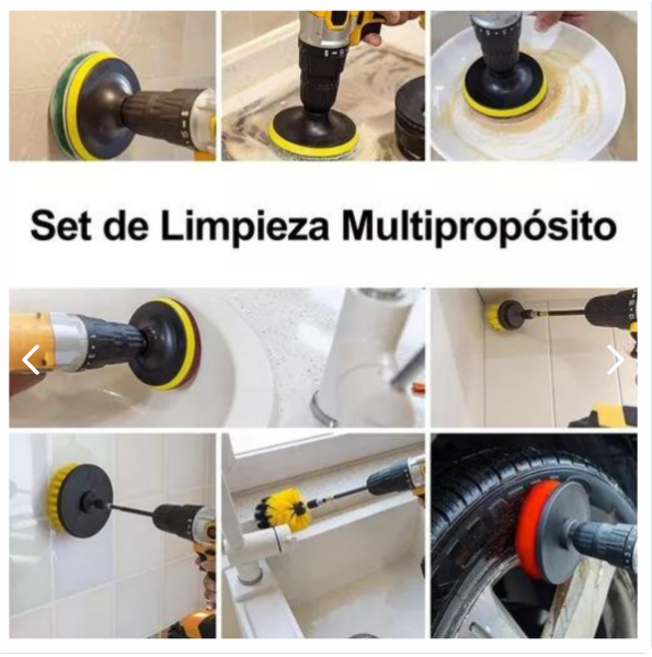 Set 21 PCS de Cepillo Para Taladros