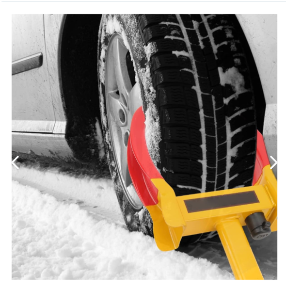 Cerradura de Tenaza para Rueda Antirrobo