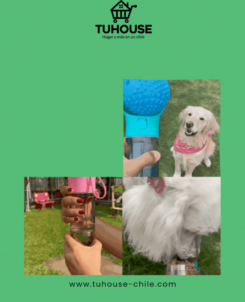 PetPaseo 3 en 1 (Botella para mascotas multi-función)