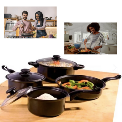 Set de Cocina Ollas-Sartenes 10 piezas