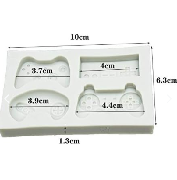 Moldes 4 Espacios Controles de Consola