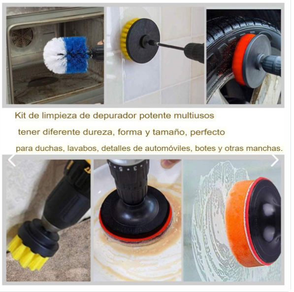 Set 21 PCS de Cepillo Para Taladros