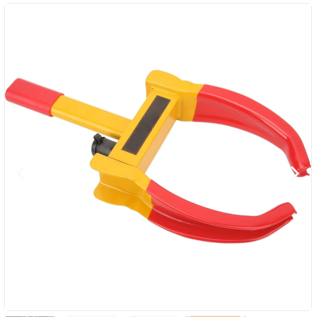 Cerradura de Tenaza para Rueda Antirrobo