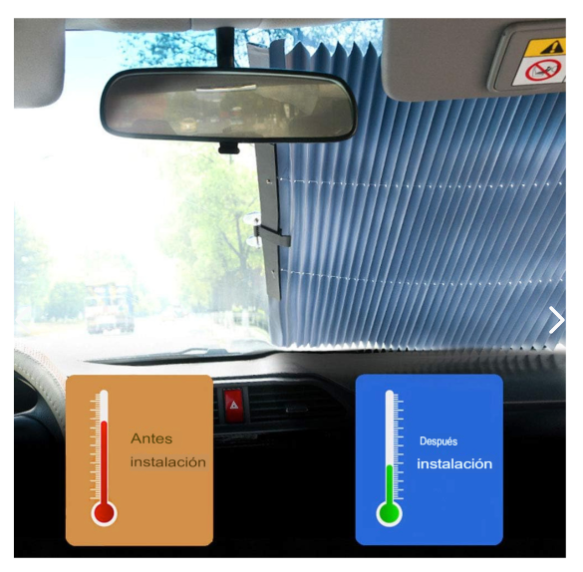 Cortina Plegable de 80 cm para Auto