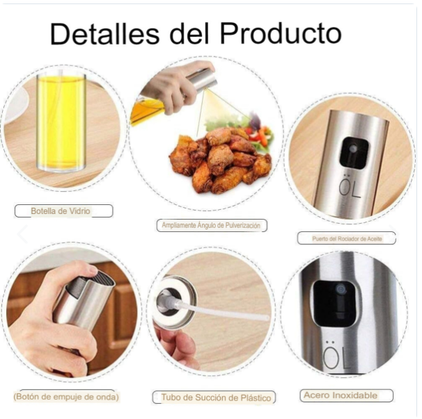 Dispensador de Aceite de Oliva y Vinagre