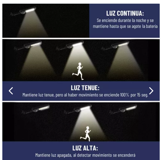 LAMPARA SOLAR CON CONTROL