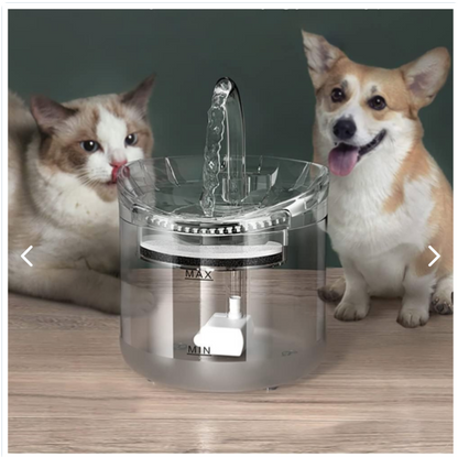 Fuente de Agua Transparente 1.6 L