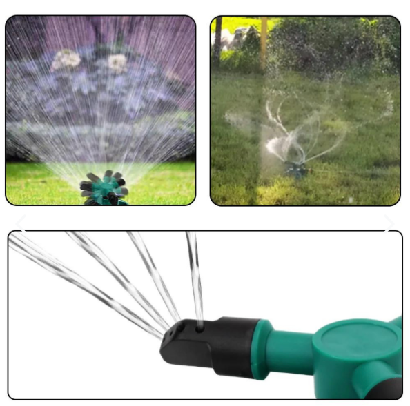 Rociador de Agua Giratorio Automático