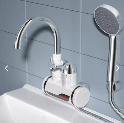 Grifo Lavaplatos Eléctrico Agua Caliente