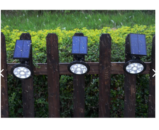 Focos solares impermeables LED RGB