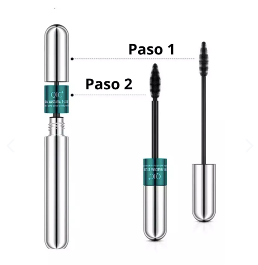Máscara Pestañas Rímel Doble Efecto QIC