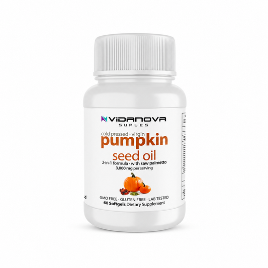Aceite Semilla Calabaza Saw Palmetto 3000mg 60 Caps