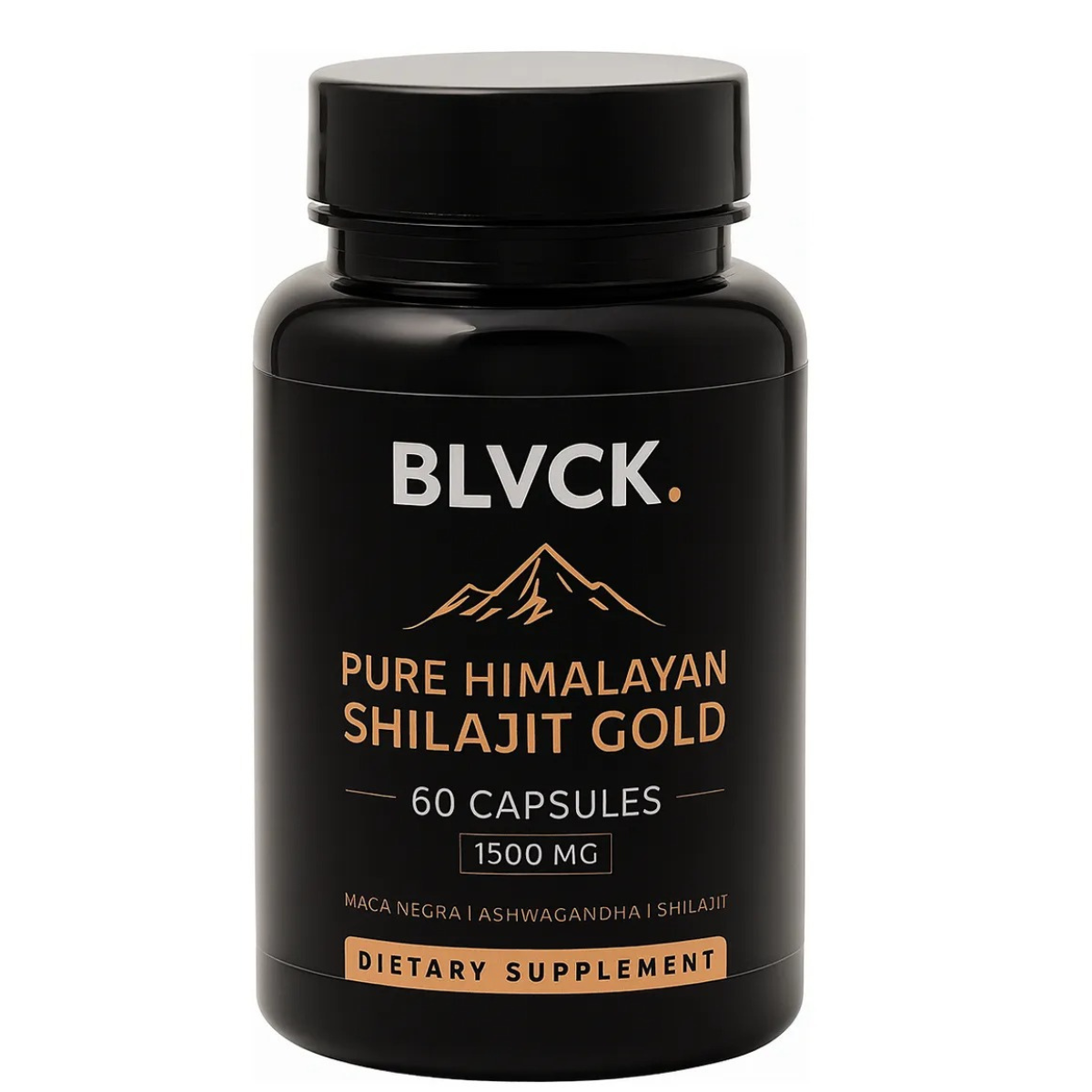 Shilajit Gold Del Himalaya + Maca Negra+ Ashwagandha 60 Cápsulas